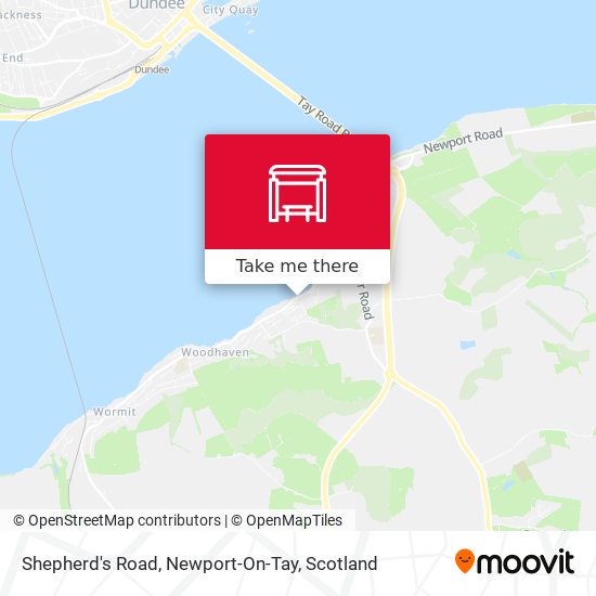 Shepherd's Road, Newport-On-Tay map