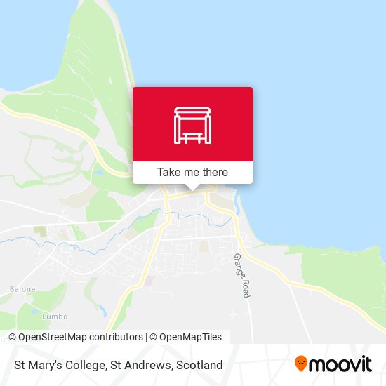 St Mary's College, St Andrews map