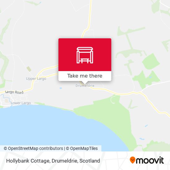 Hollybank Cottage, Drumeldrie map