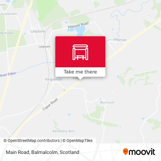 Main Road, Balmalcolm map