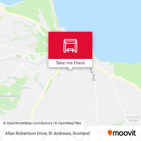 Allan Robertson Drive, St Andrews map