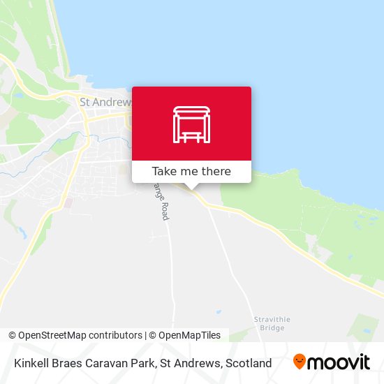 Kinkell Braes Caravan Park, St Andrews map