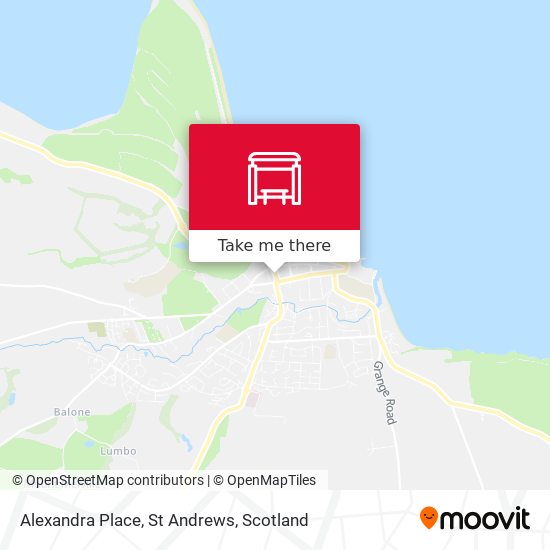 Alexandra Place, St Andrews map