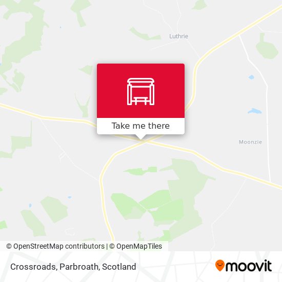 Crossroads, Parbroath map