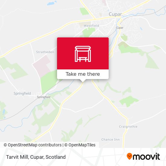 Tarvit Mill, Cupar map