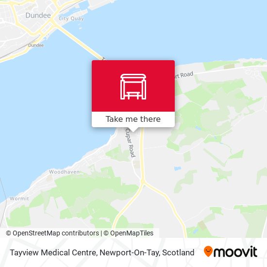 Tayview Medical Centre, Newport-On-Tay map