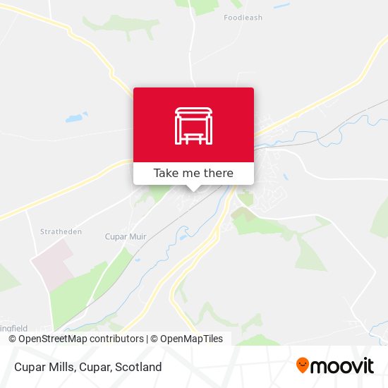 Cupar Mills, Cupar map