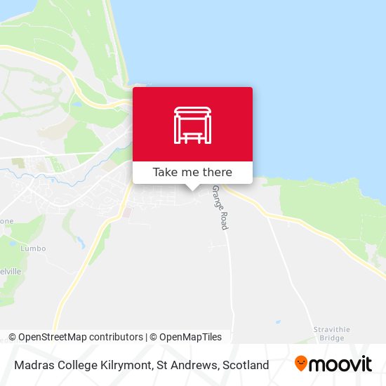 Madras College Kilrymont, St Andrews map