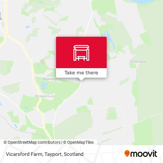 Vicarsford Farm, Tayport map