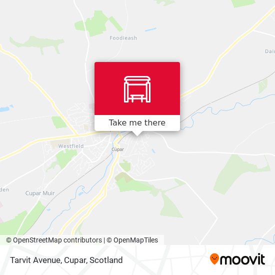 Tarvit Avenue, Cupar map