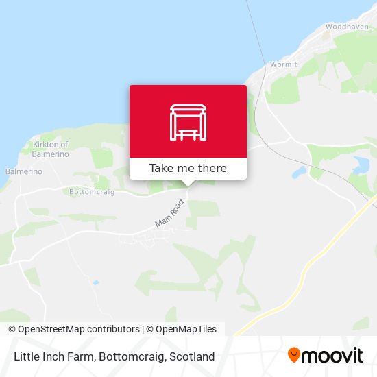 Little Inch Farm, Bottomcraig map