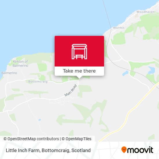 Little Inch Farm, Bottomcraig map