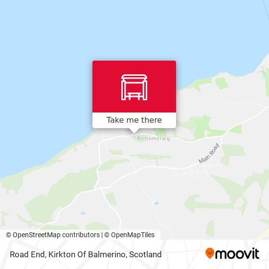 Road End, Kirkton Of Balmerino map