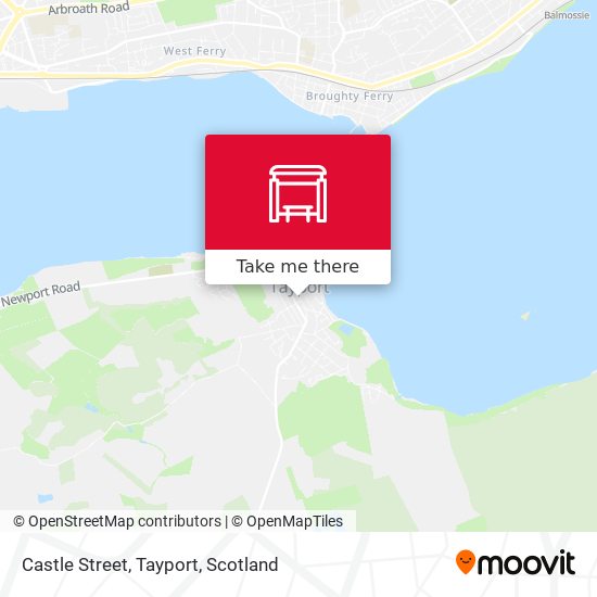 Castle Street, Tayport map