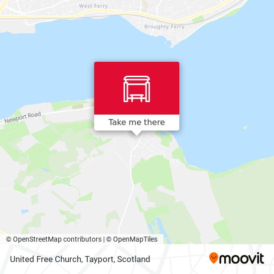 United Free Church, Tayport map