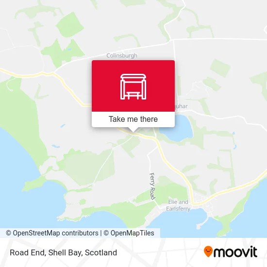 Road End, Shell Bay map