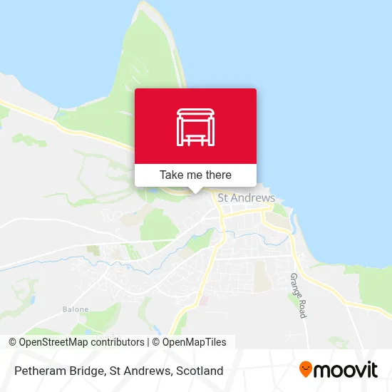 Petheram Bridge, St Andrews map