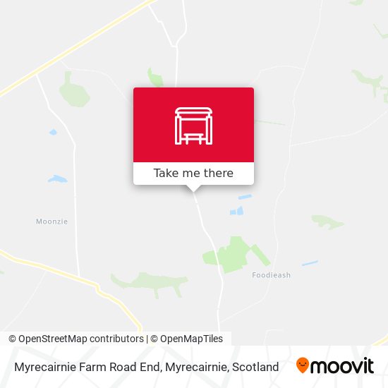 Myrecairnie Farm Road End, Myrecairnie map