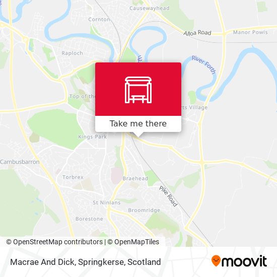Macrae And Dick, Springkerse map