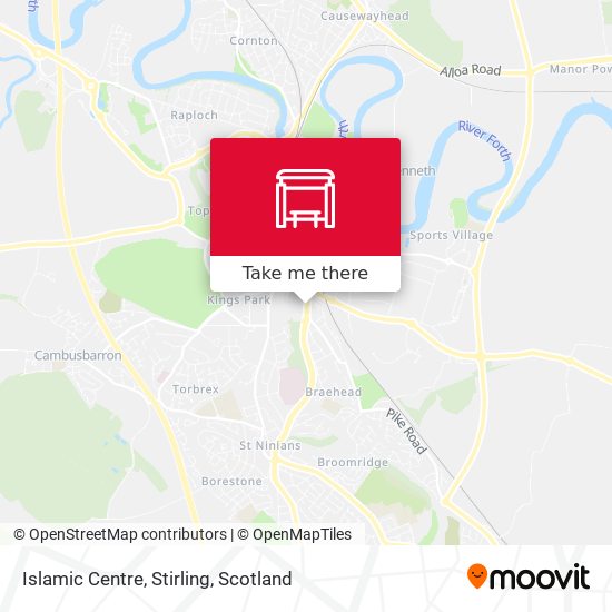 Islamic Centre, Stirling map