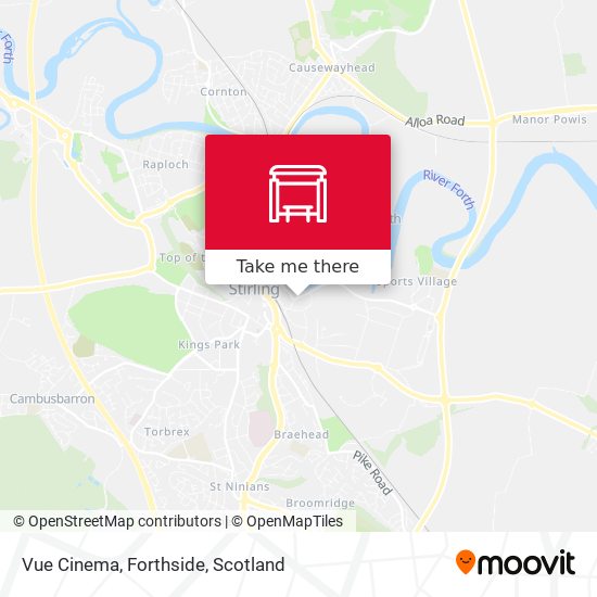 Vue Cinema, Forthside map