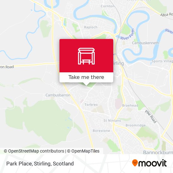 Park Place, Stirling map