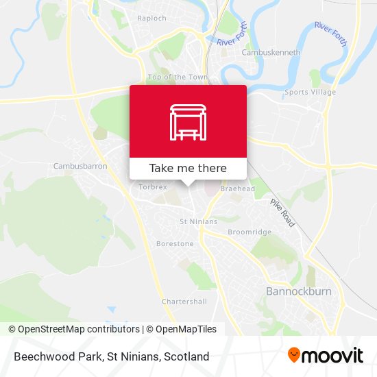 Beechwood Park, St Ninians map