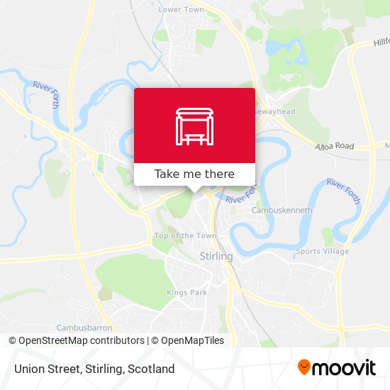 Union Street, Stirling map
