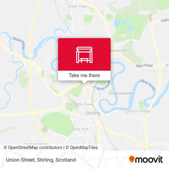 Union Street, Stirling map