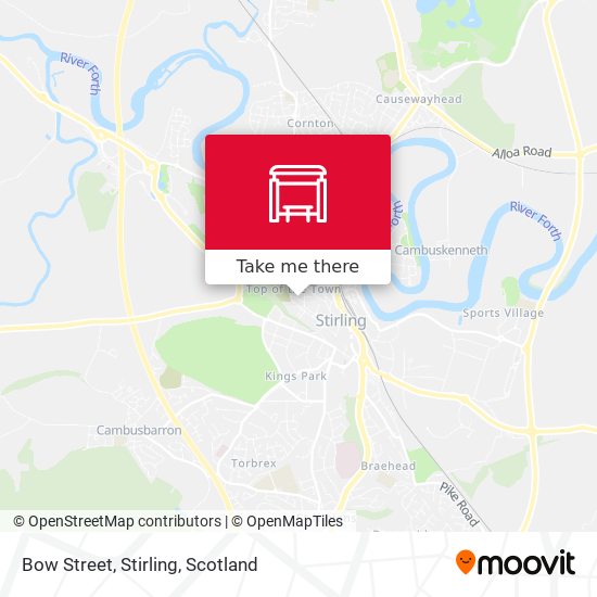 Bow Street, Stirling map