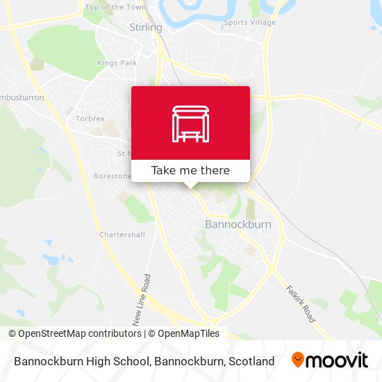 Bannockburn High School, Bannockburn map