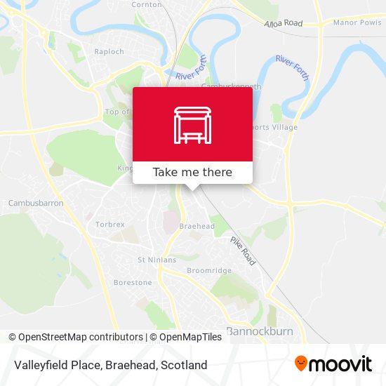 Valleyfield Place, Braehead map