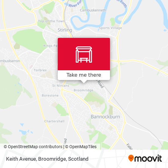 Keith Avenue, Broomridge map