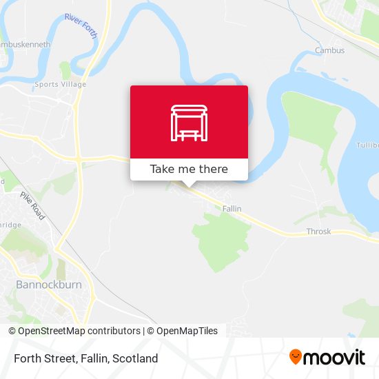 Forth Street, Fallin map