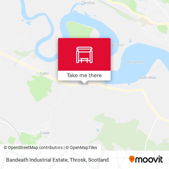 Bandeath Industrial Estate, Throsk map