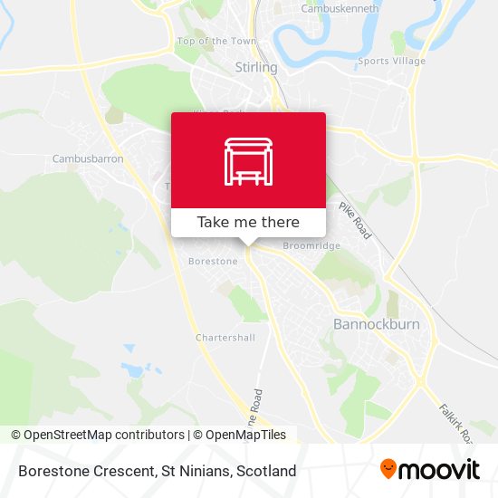 Borestone Crescent, St Ninians map