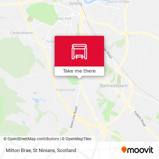 Milton Brae, St Ninians map