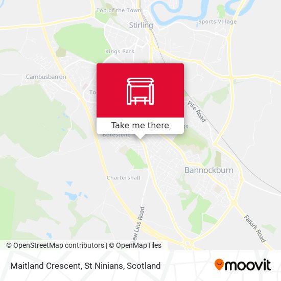 Maitland Crescent, St Ninians map