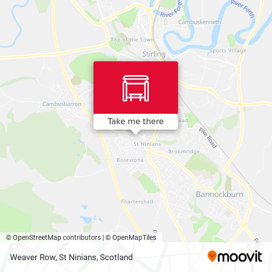 Weaver Row, St Ninians map