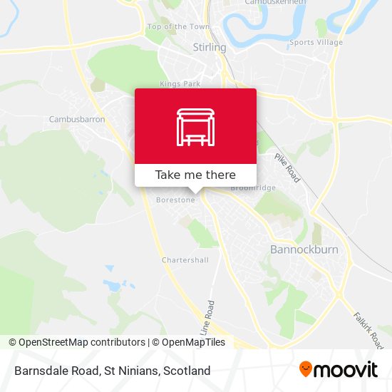 Barnsdale Road, St Ninians map