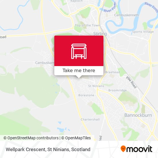 Wellpark Crescent, St Ninians map