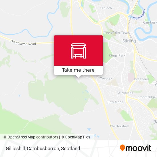 Gillieshill, Cambusbarron map