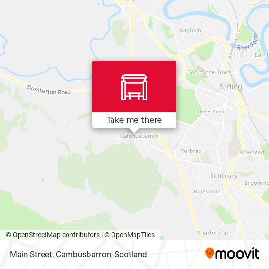 Main Street, Cambusbarron map