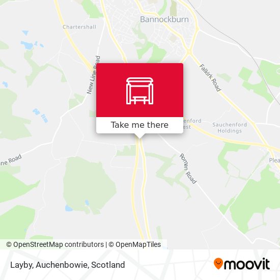 Layby, Auchenbowie map