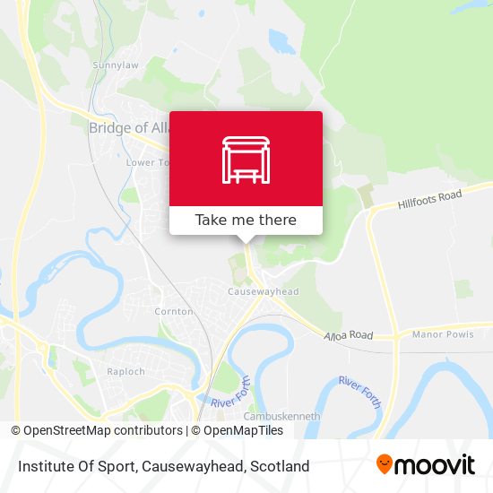 Institute Of Sport, Causewayhead map