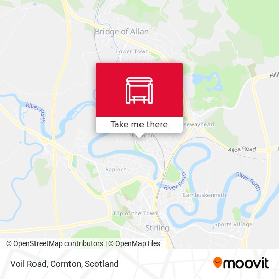 Voil Road, Cornton map