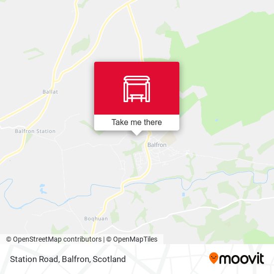 Station Road, Balfron map
