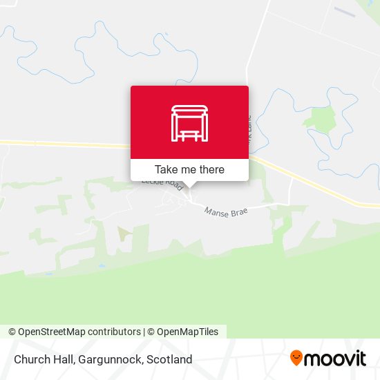 Church Hall, Gargunnock map