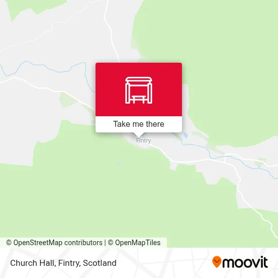 Church Hall, Fintry map