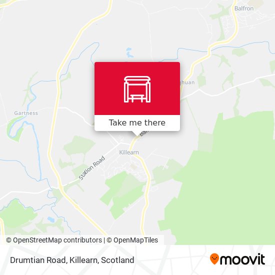 Drumtian Road, Killearn map